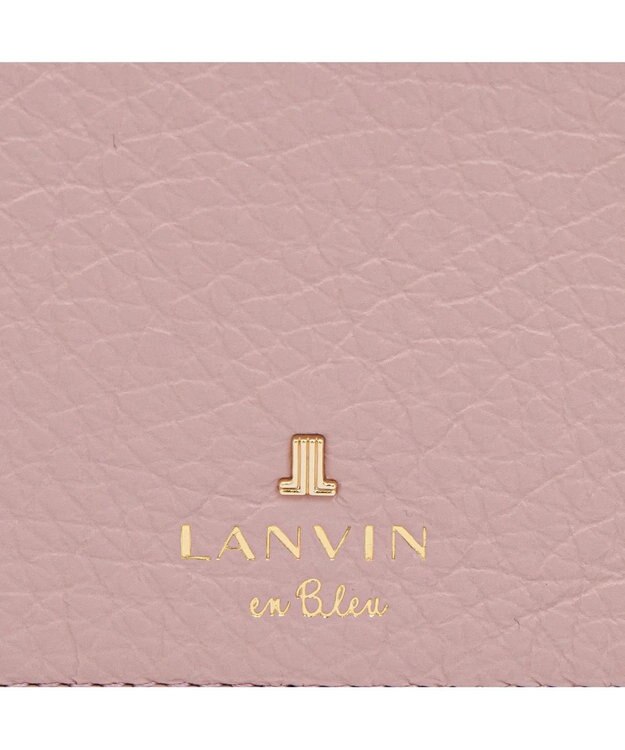 LANVIN en Bleu メラニー リール付きパスケース ピンク
