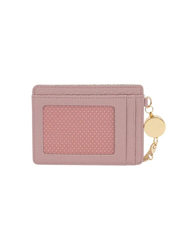 LANVIN en Bleu メラニー リール付きパスケース ピンク