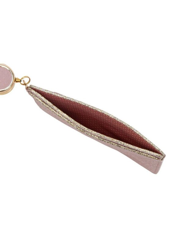 LANVIN en Bleu メラニー リール付きパスケース ピンク