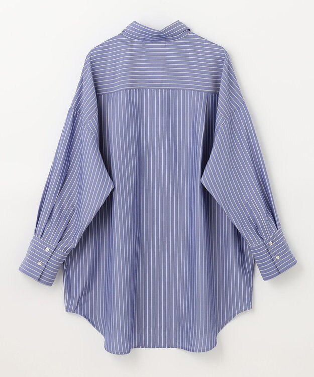 ANY 【UVケア・吸水速乾・接触冷感】ラク映えドライシャツ ブルー系