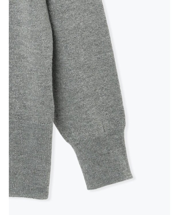 Te chichi バックスリットスタンドネックプルオーバー シルバー