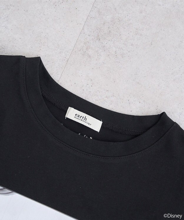 earth music&ecology シンデレラ／パフスリーブロンＴＥＥ Black