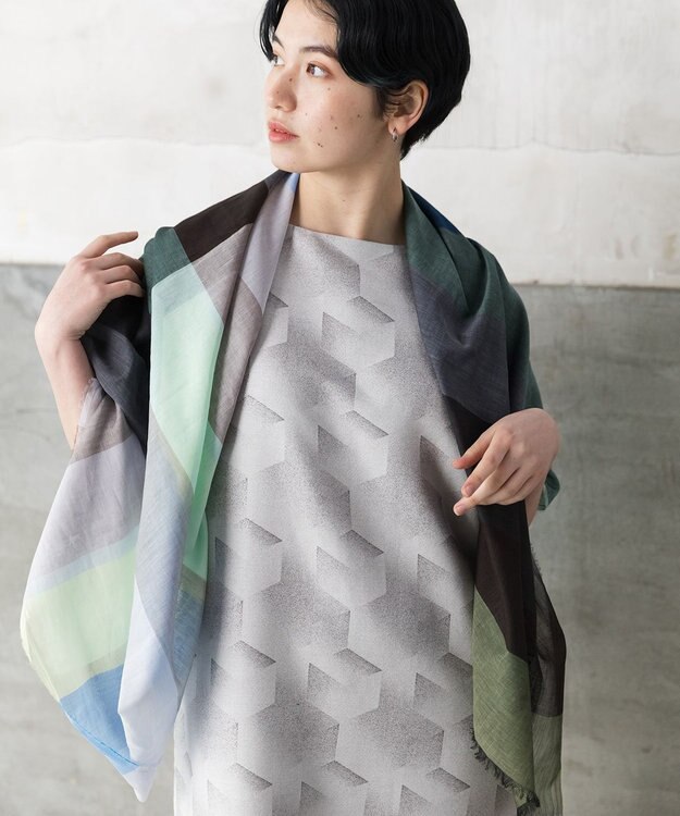 POLS 極細コットンストール Lサイズ ブルー