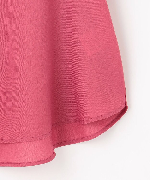 ANY SIS 【接触冷感・UVカット・速乾】スムージーポリエステル 2WAY ブラウス レッド