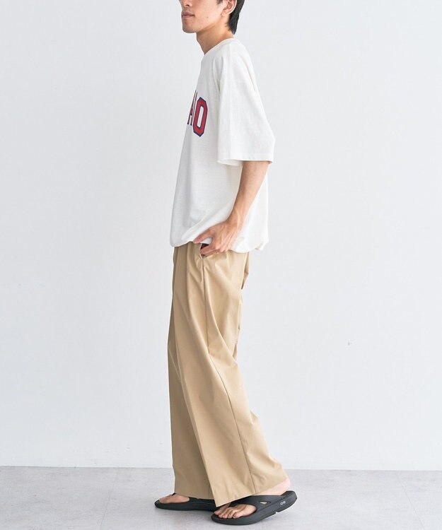 CRAFT STANDARD BOUTIQUE カレッジロゴグラフィックＴシャツ Off White