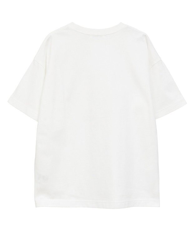 AMERICAN HOLIC ロゴ＆フォトプリントTシャツ Off White