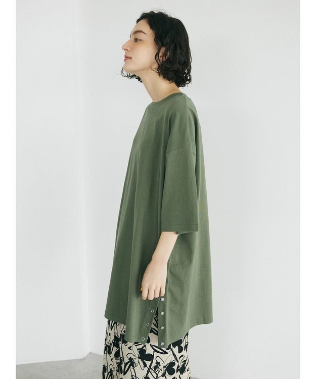 CRAFT STANDARD BOUTIQUE リングドットチュニック Khaki