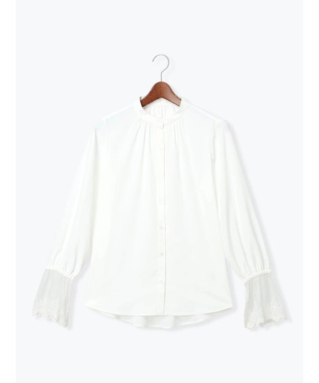 Te chichi 【セレモニーアイテム】レースカフスブラウス オフホワイト