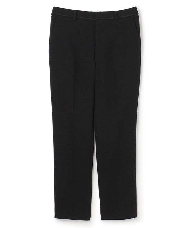 BEIGE， 【洗える・L-size】CINDY / クロップドパンツ Black × Black