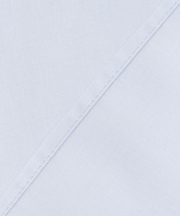 J.PRESS LADIES 【洗える】ポリエステルスパンソフトクロス レース ブラウス サックスブルー系