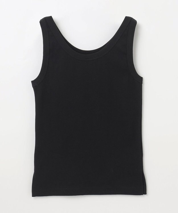 GRACE CONTINENTAL テレコノースリーブ ブラック