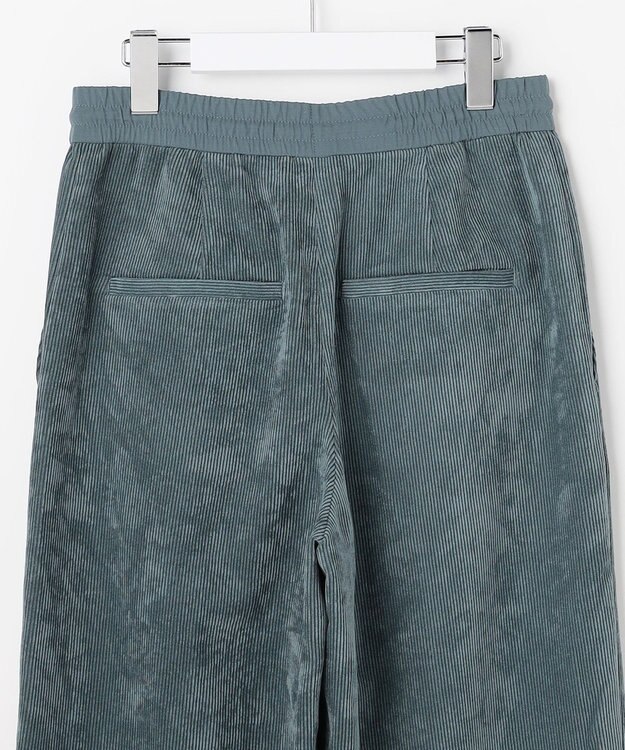 自由区 S 【カタログ掲載】ソフトコーデュロイワイド パンツⅡ ダルブルー