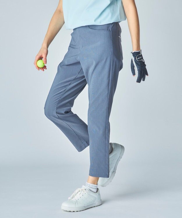 FILA GOLF／marie claire 【marie claire SPORT】【美楽】コードレーンイージーパンツ ネイビー