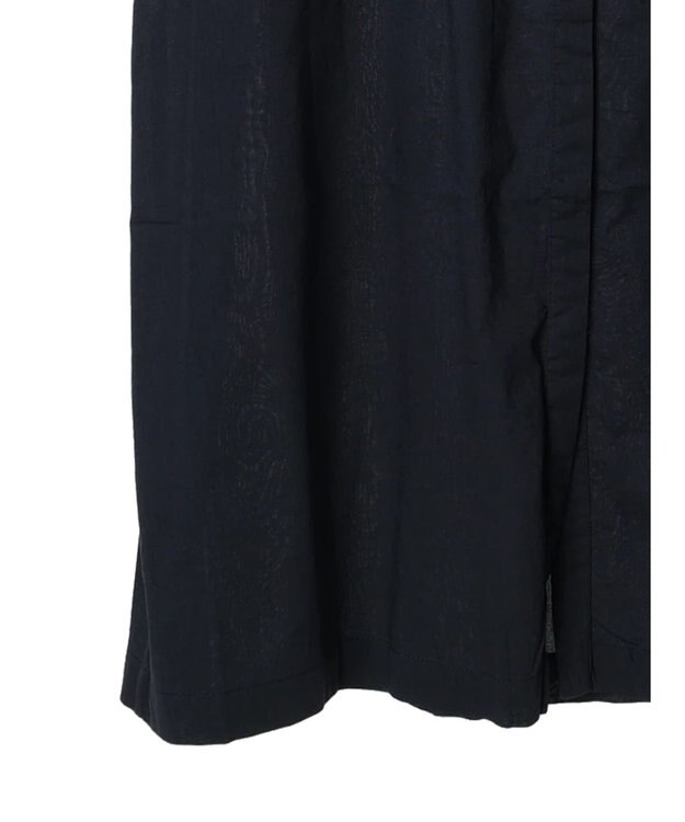 CRAFT STANDARD BOUTIQUE インド綿混レース使いワンピース Dark Navy