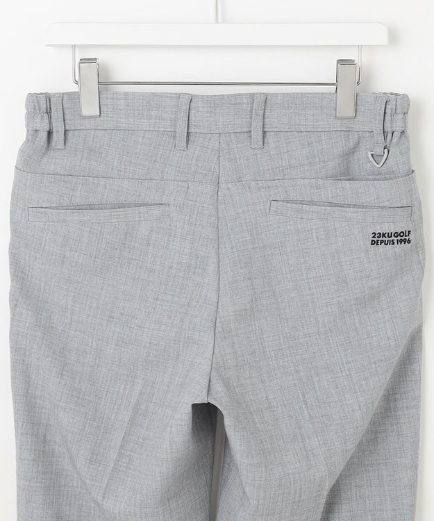 23区GOLF 【MEN】ウールライク　ワンタックテーパードパンツ ライトグレー系