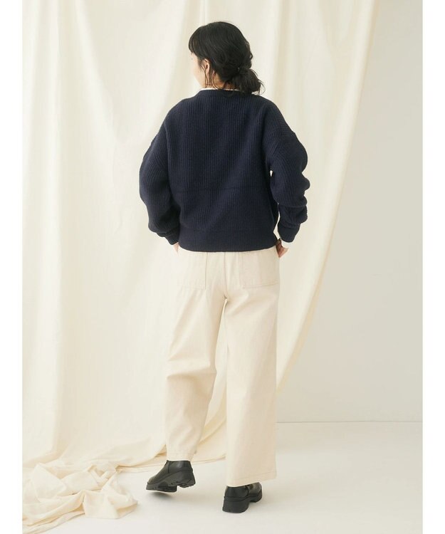 CRAFT STANDARD BOUTIQUE ブークレニットプルオーバー Navy