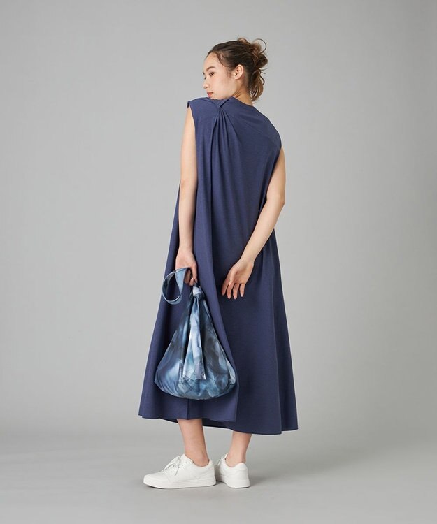 Chacott Chacott BALANCE EasyCare+ツイストワンピース ネイビー