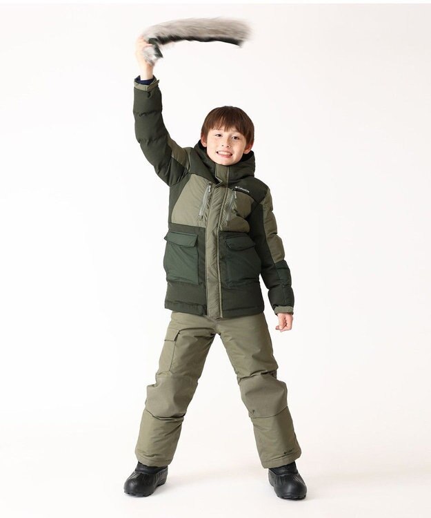 Columbia Columbia/ 【KIDS】マーカムピークフュージョンIIパーカー /コロンビア Greenscape、 Stone Green