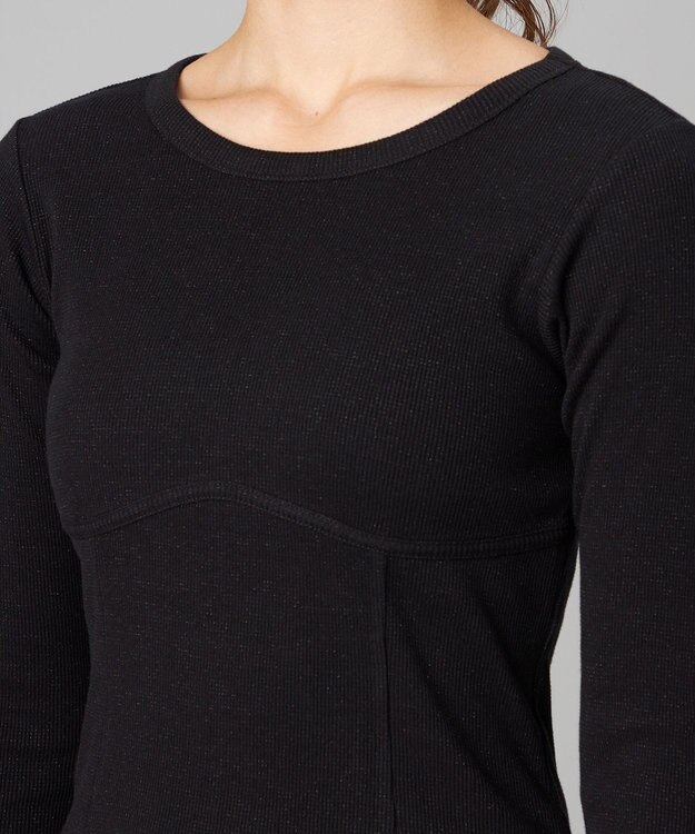 Chacott Chacott BALANCE ホリデーラメロングスリーブTシャツ ブラック