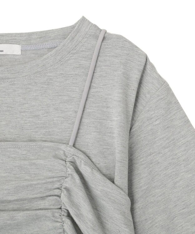 CRAFT STANDARD BOUTIQUE 2点セット ビスチェレイヤードプルオーバー Gray Mixture