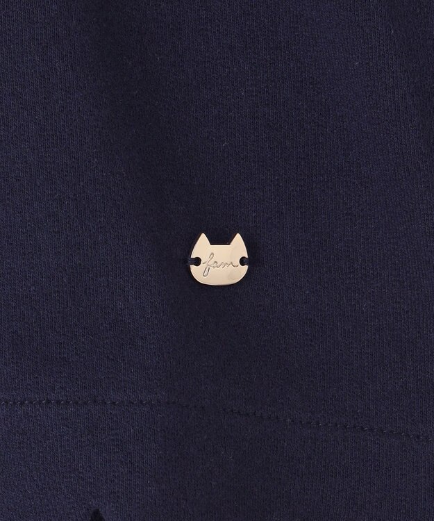 ANY KIDS 接触冷感 UVケア カーディガン ネイビー