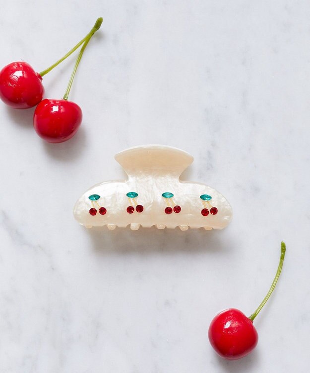 Maison de FLEUR チェリークリップ Ivory