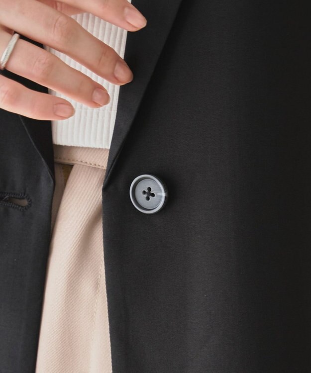 WEGO リネンライクサイドベルトベスト ブラック