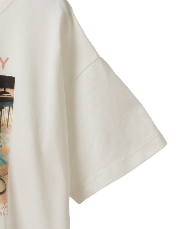 AMERICAN HOLIC フォトプリントＴシャツ Sax