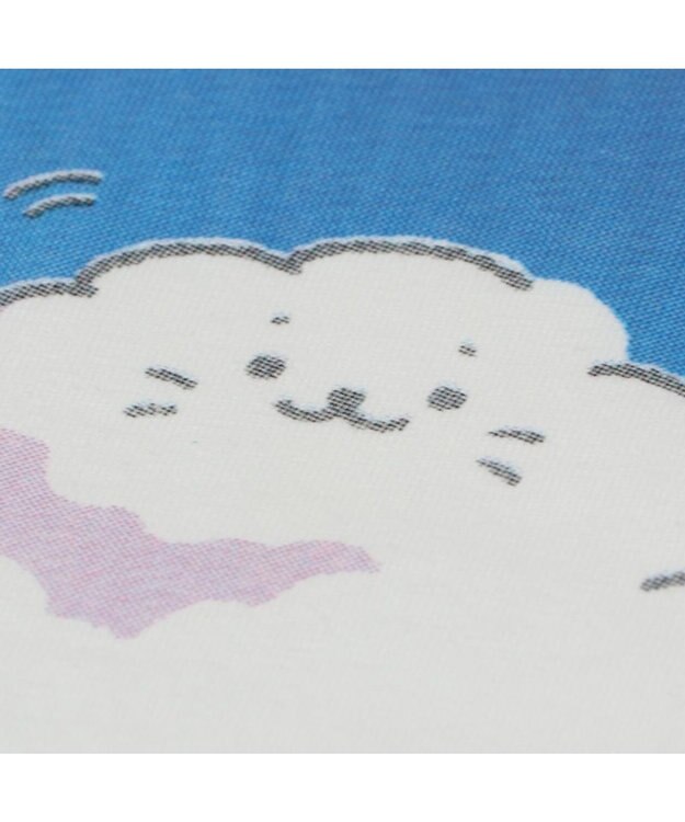 Mother garden しろたん ビッグ Ｔシャツ 半袖 バックプリント 《入道雲》 フリーサイズ 白~オフホワイト