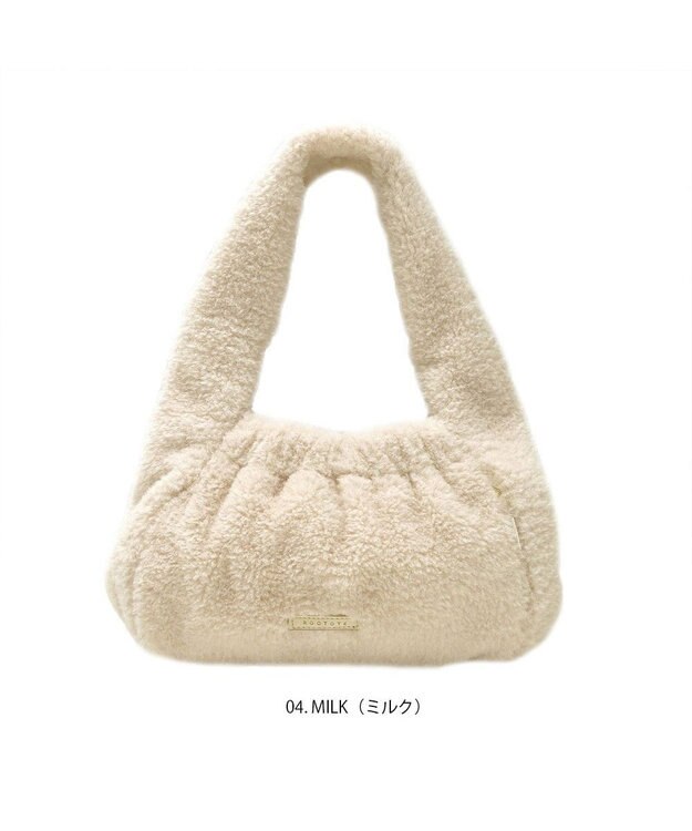 ROOTOTE 1342【ふわふわボア】SC.ベビールー.ダンプリング-A 04：ミルク