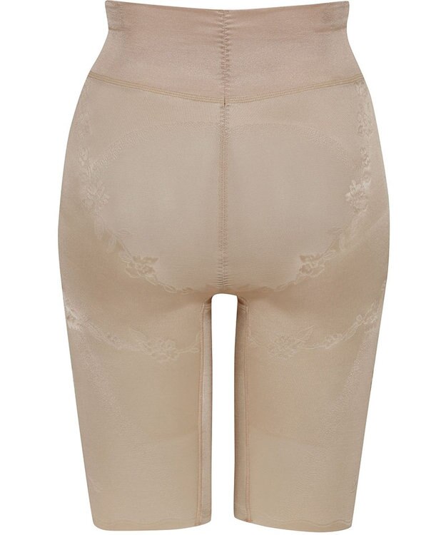 Wing ガードル ウエストのハミ肉すっきり おなか押さえ ヒップアップ 少し高めのウエスト丈 【ハミデンヌ】 吸汗速乾性(身生地部) ロング丈 KQ2885 ウイング／ワコール シナモンブラウン