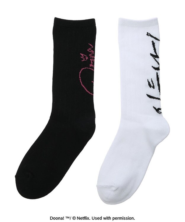 Green Parks ●ＤＯＯＮＡ！　２Ｐサインロゴソックス Mix