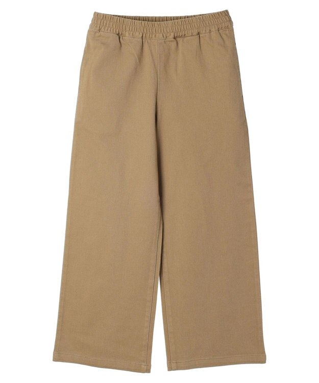 CRAFT STANDARD BOUTIQUE 裏起毛ツイルワイドパンツ Beige