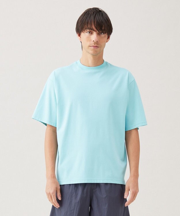 UNFILO MENS 【男女兼用】スマート ストレッチ ワイドTEE【ギフトにもおすすめ】 ライムグリーン