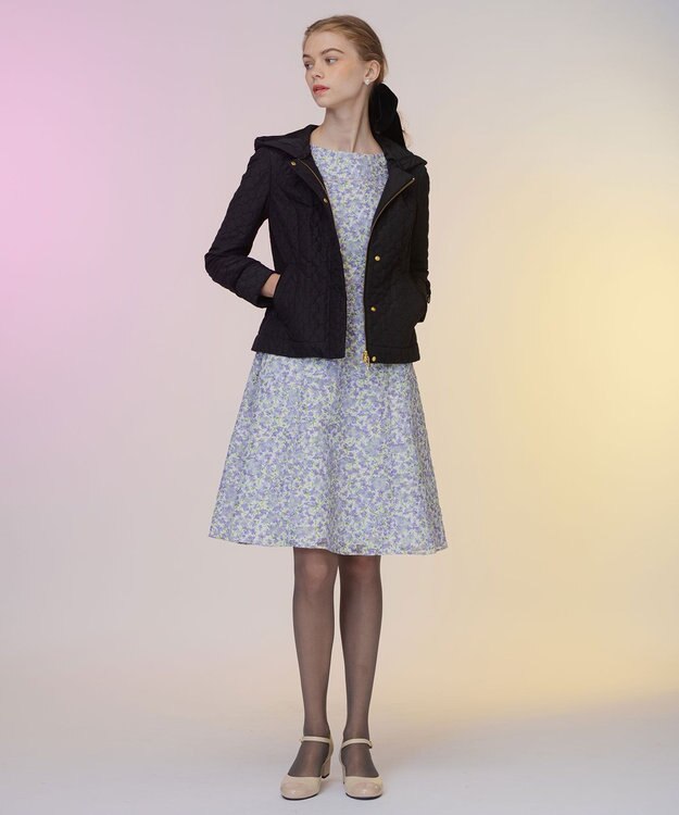 TOCCA LAURA キルティングショートコート ブラック系