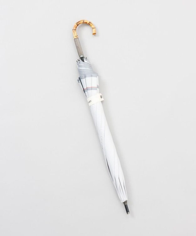 AURORA 【 JILL STUART（ジル スチュアート）】先染めボーダー晴雨兼用傘(長傘) ピンク