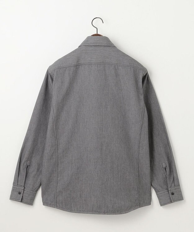 JOSEPH ABBOUD 【キングサイズ・2WAY・25AW】リバーシブルシャツ ライトグレー系