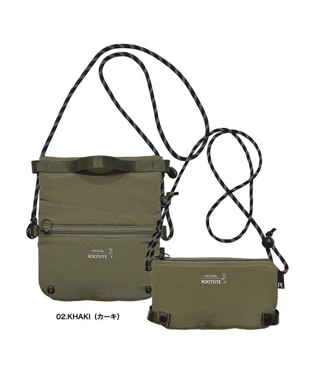 ROOTOTE 6425【簡易保冷】RT.サーモキーパー.サコッシュ-A 02：カーキ