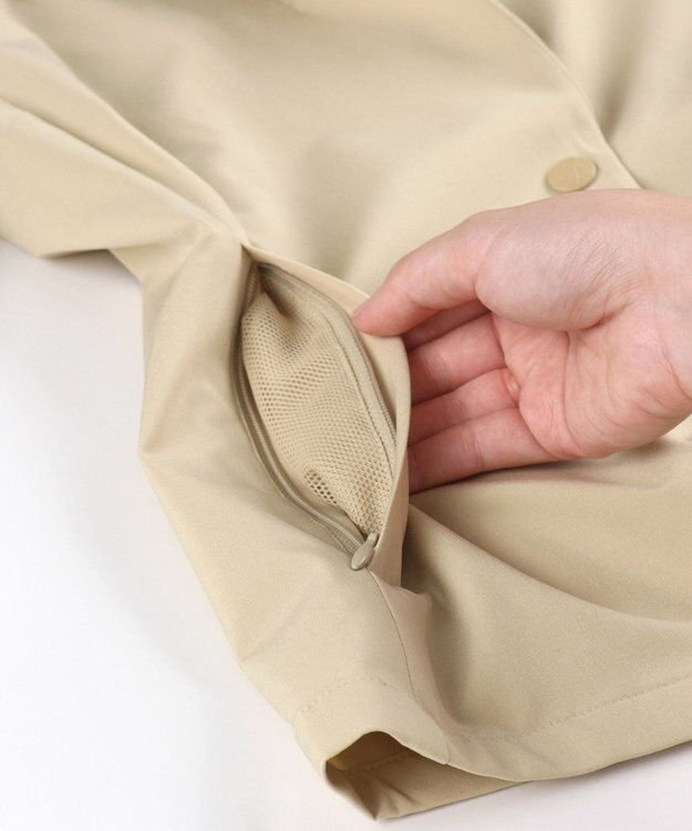 CW-X 【WOMEN】【CHUMS (チャムス)コラボ】 CW-X アウタートップス スーツとして使える ジャケット 長袖 はっ水性(本体) レディース LNY560 /ワコール ベージュ