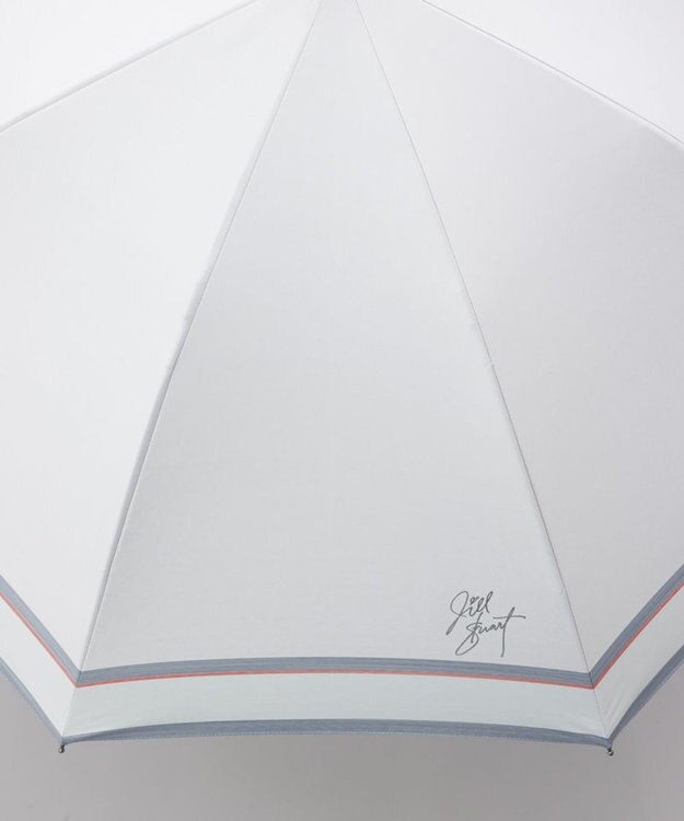 AURORA 【 JILL STUART（ジル スチュアート）】先染めボーダー晴雨兼用傘(長傘) ピンク