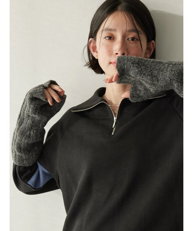 AMERICAN HOLIC ミックスヤーングローブ Dark Gray Mixture