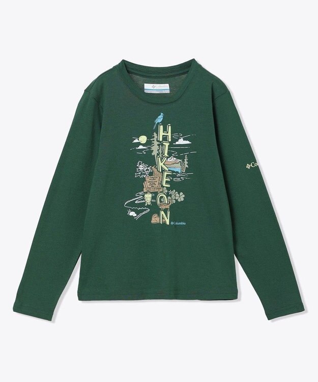 Columbia Columbia/ 【KIDS】ドブソンパスロングスリーブグラフィックTシャツ /コロンビア Rain Forest、 Hike On