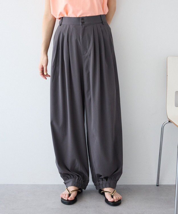CRAFT STANDARD BOUTIQUE 4タックカーブパンツ Gray