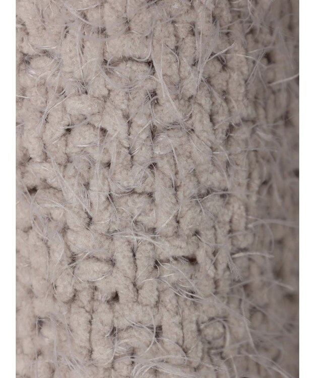 CRAFT STANDARD BOUTIQUE バスケットモールスタンドネックプルオーバー Gray Beige