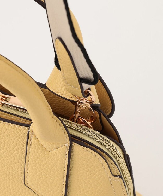 LA BAGAGERIE 【maison vert】 【超軽量/多収納】リボンハンドル2WAYバッグ イエロー