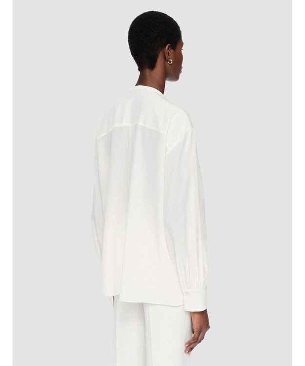 JOSEPH ニューCDC　オープンネックブラウス Ivory