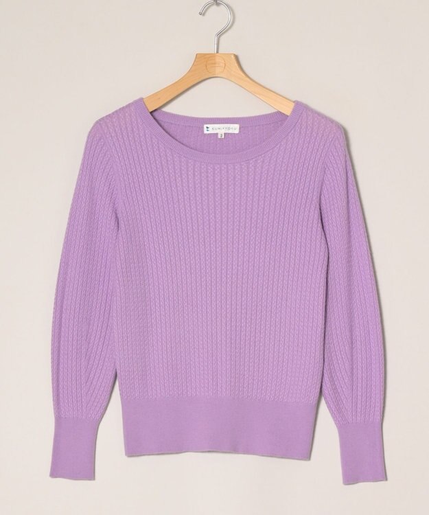 ONWARD Reuse Park 【組曲】ニット秋冬 パープル