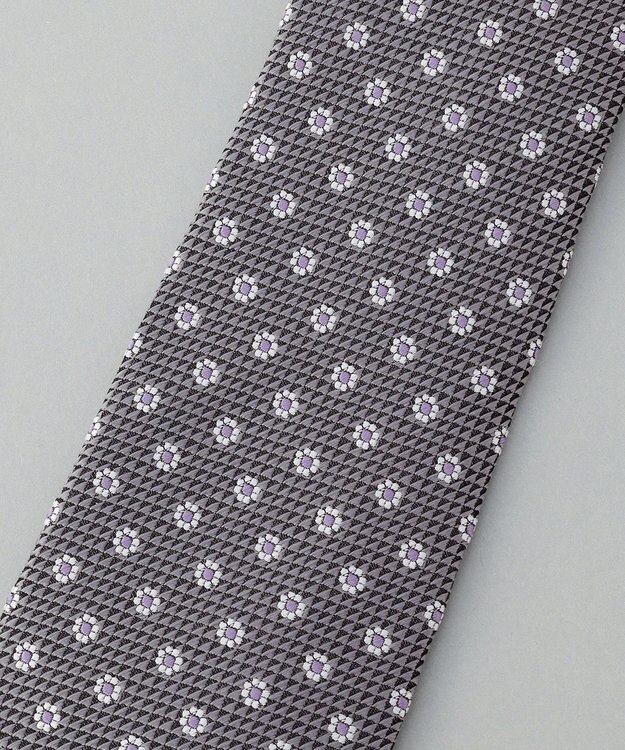 GOTAIRIKU GOTAIRIKU別注【日本製】シルク ネクタイ_小紋柄 グレー系8