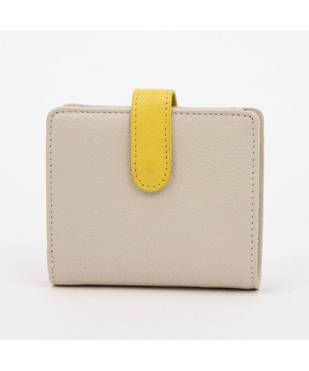 UNBILLION アトランタ ATLANTA / 牛革二つ折りカラーコンビウォレット アイボリー