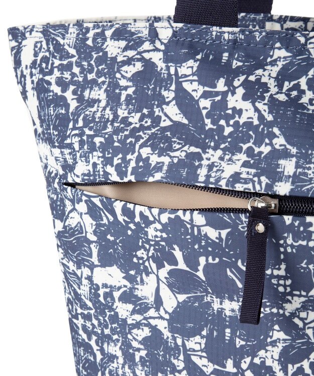 ACE BAGS & LUGGAGE hiromichi nakano フェズリ トートバッグ  17524 ヒロミチナカノ ネイビー（フラワー）